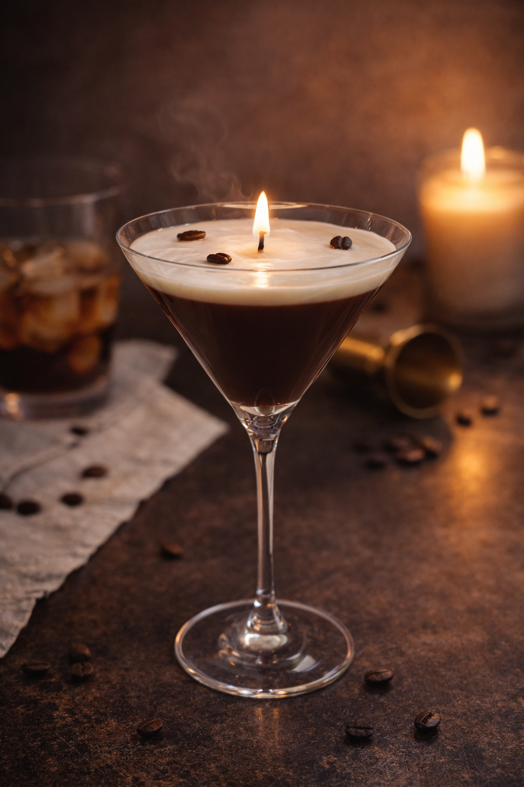 Espresso Martini - handgemachte Duftkerze - Studio Amun