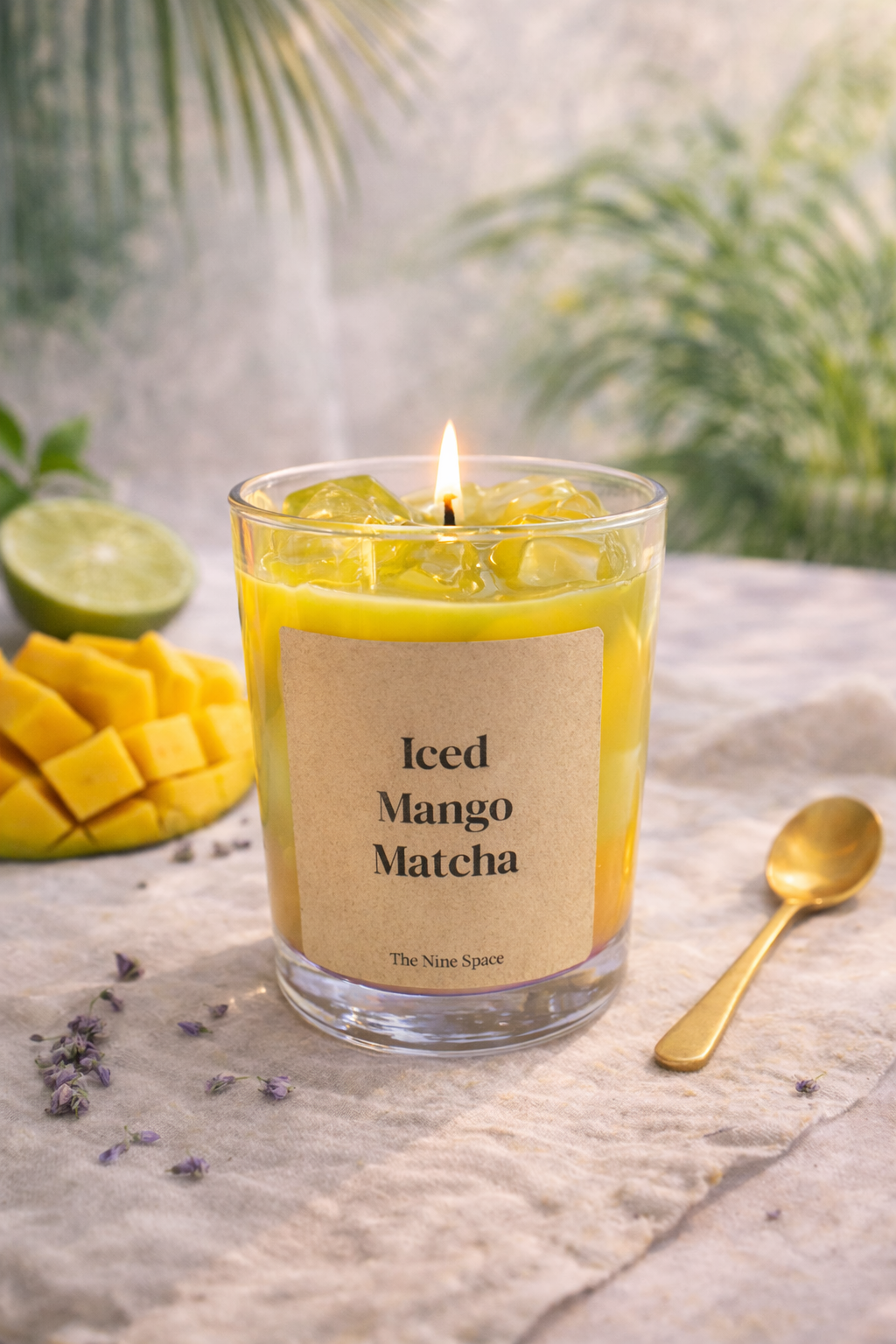 Iced Matcha Latte - handgemachte Duftkerze - Studio Amun