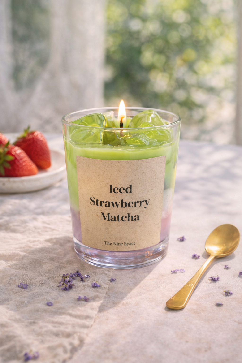 Iced Matcha Latte - handgemachte Duftkerze - Studio Amun