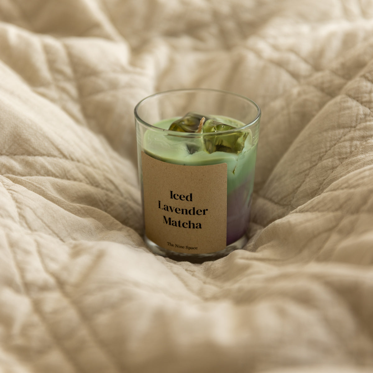 Iced Matcha Latte - handgemachte Duftkerze - Studio Amun