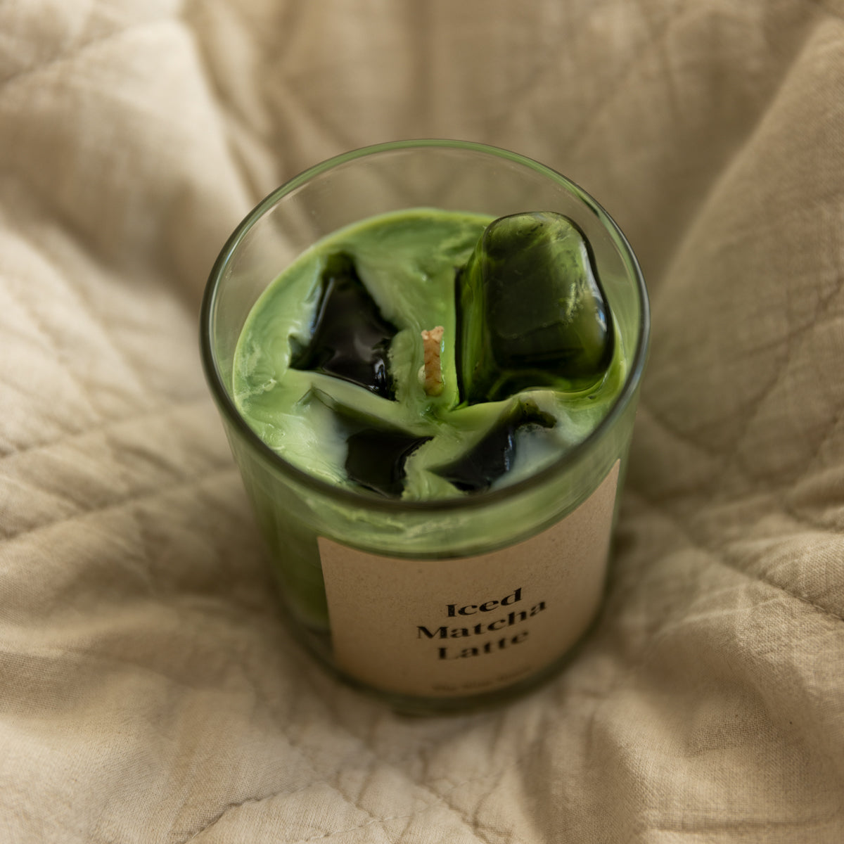 Iced Matcha Latte - handgemachte Duftkerze - Studio Amun