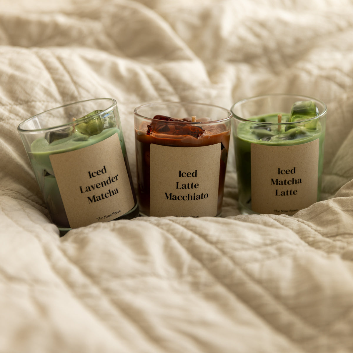 Iced Matcha Latte - handgemachte Duftkerze - Studio Amun