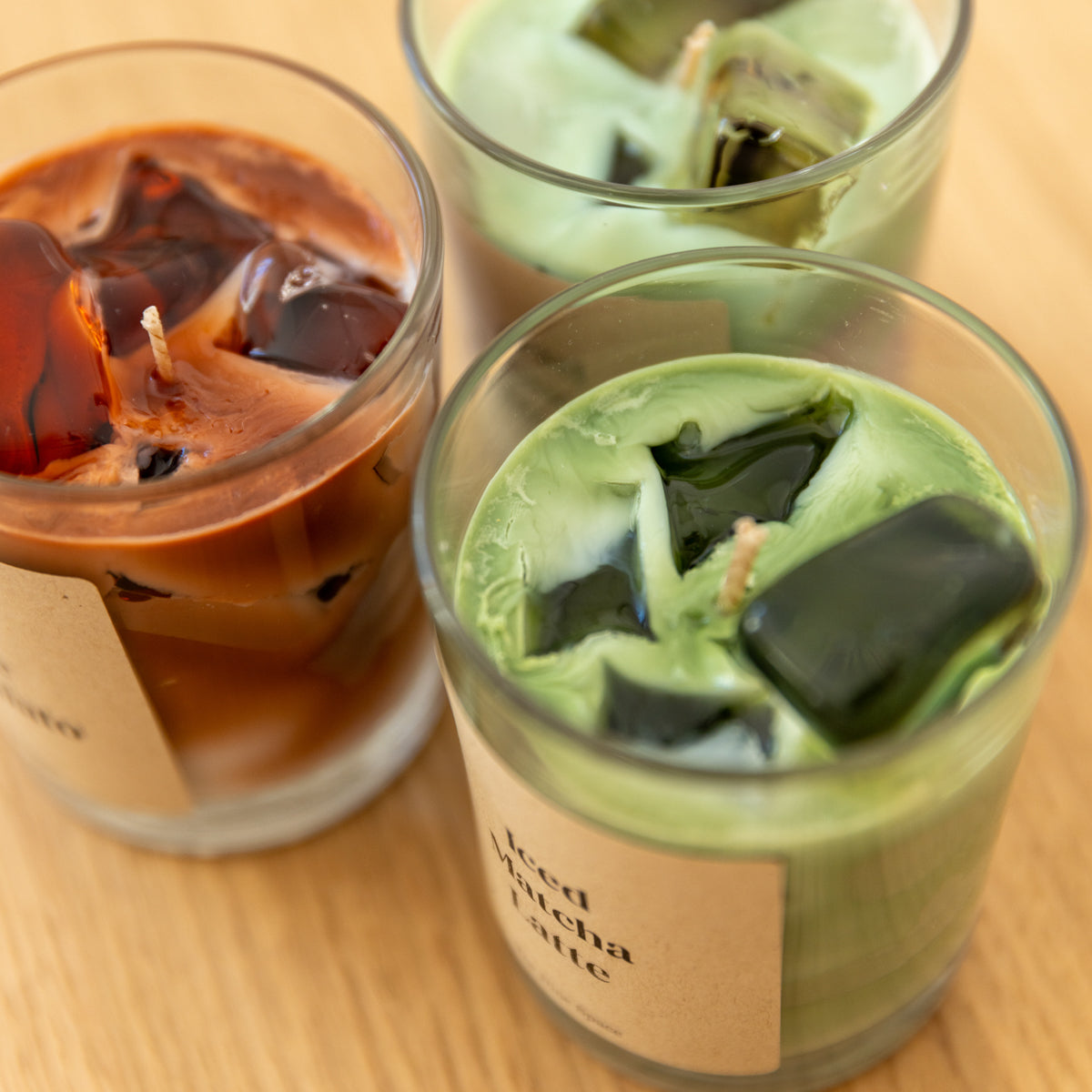 Iced Matcha Latte - handgemachte Duftkerze - Studio Amun
