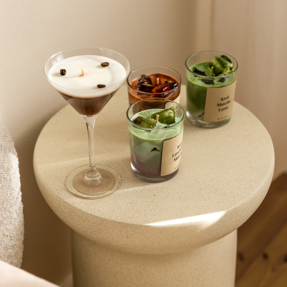 Iced Matcha Latte - handgemachte Duftkerze - Studio Amun